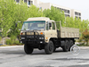 DONGGFENG EQ2102N รถบรรทุกสินค้าออฟโรด-210HP รถบรรทุกทะเลทรายสองแถว รุ่นส่งออก เครื่องปรับอากาศด้วยผ้าใบกันน้ำ
