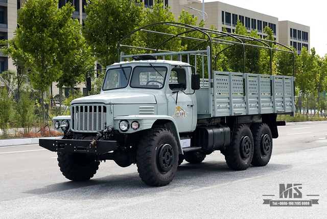 Dongfeng EQ2100 รถขับเคลื่อนหกล้อ Off Road Truck_6*6 3.5T Pointed Head Single Row Cargo Truck รถบรรทุกขนส่งสำหรับขาย_ส่งออกยานพาหนะพิเศษ