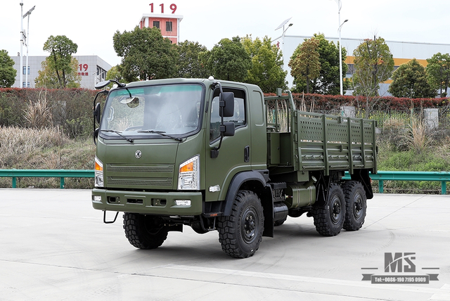 EQ240 Dongfeng 6WD Off-road Truck_All-Wheel Drive EQ2082 Diesel Cargo Truck Manufacturing Factory_Dongfeng 6x6 Flathead Civilian Off-road Truck for Sale_Export รถพิเศษ