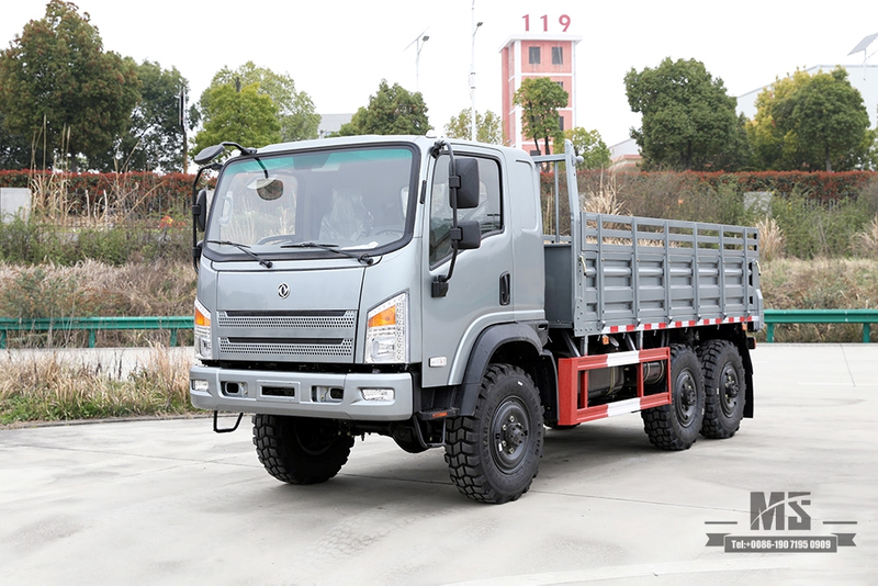 Dongfeng ขับเคลื่อนหกล้อไดรฟ์ AWD หัวแบนการกำหนดค่า _6 × 6 190HP ผู้ผลิตรถบรรทุกเบาออฟโรด _6 * 6 ส่งออกใบเสนอราคายานพาหนะพิเศษ