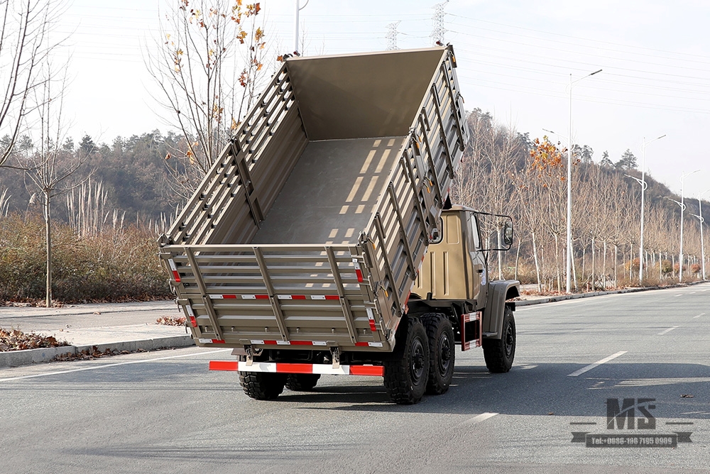 Dongfeng EQ2082 Barn Dump Truck_170 hp รถขับเคลื่อนหกล้อ Off-road Tipper Truck_6WD 240 2.5T รถบรรทุก_รถขับเคลื่อนสี่ล้อ 25Y รถบรรทุกส่งออกยานพาหนะพิเศษ