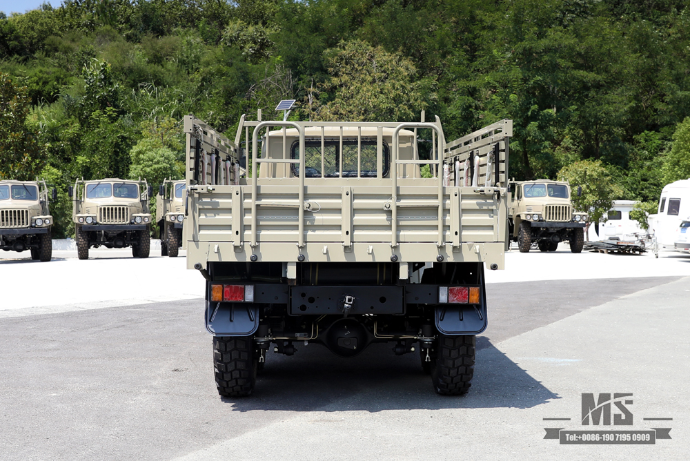 Camel Grey EQ2082 Truck_Dongfeng 170 hp ขับเคลื่อนหกล้อ 240 Off-road Truck_Pointed Head Double Glass Transport Vehicle_6×6 25Y Export Special Truck