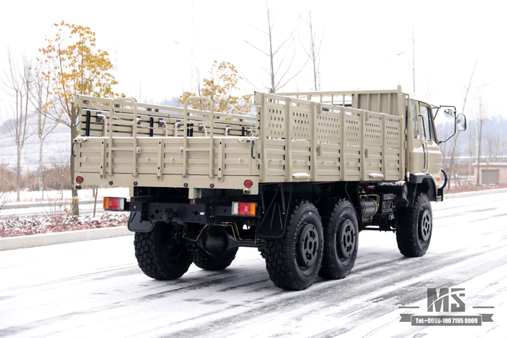 6×6 EQ2102 Dongfeng Off Road Truck_ ขับเคลื่อนหกล้อหนึ่งและครึ่ง 153 Cab Transport Truck_Dongfeng AWD ส่งออกยานพาหนะวัตถุประสงค์พิเศษ