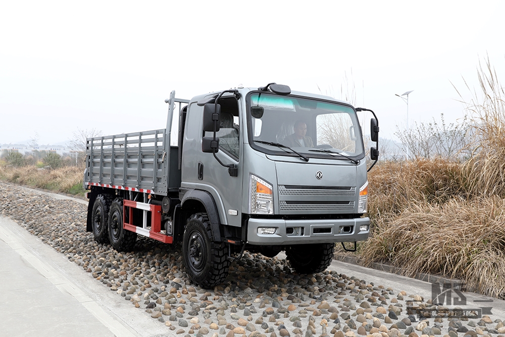 การกำหนดค่ารถบรรทุก AWD ขับเคลื่อนหกล้อ Dongfeng Silver_6 × 6 190HP ผู้ผลิตรถบรรทุกขนาดเล็กออฟโรดหัวแบน _6 * 6 ส่งออกใบเสนอราคายานพาหนะพิเศษ