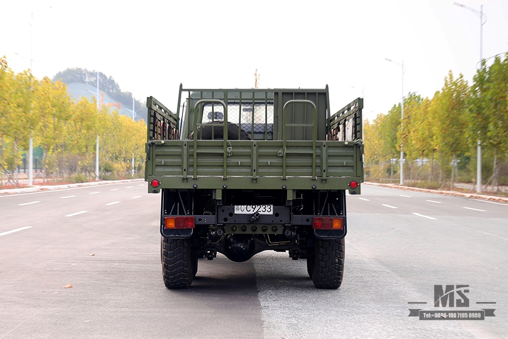 190hp Dongfeng EQ2102 รถบรรทุกขับเคลื่อนหกล้อ _6 × 6 EQ246 153 Double Row Cab Army Green Truck _Dongfeng Truck Export ยานพาหนะวัตถุประสงค์พิเศษ