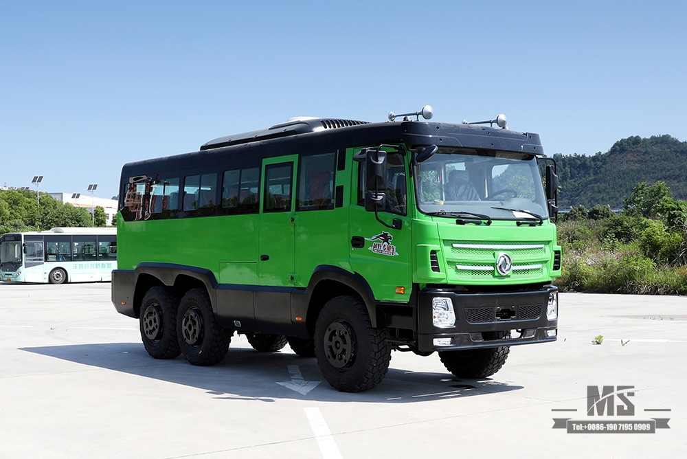 Dongfeng Six Wheel Drive Off-road Bus_6 * 6 All-drive 260hp County Bus 25-seat Bus_Modified Bus ส่งออกยานพาหนะพิเศษ