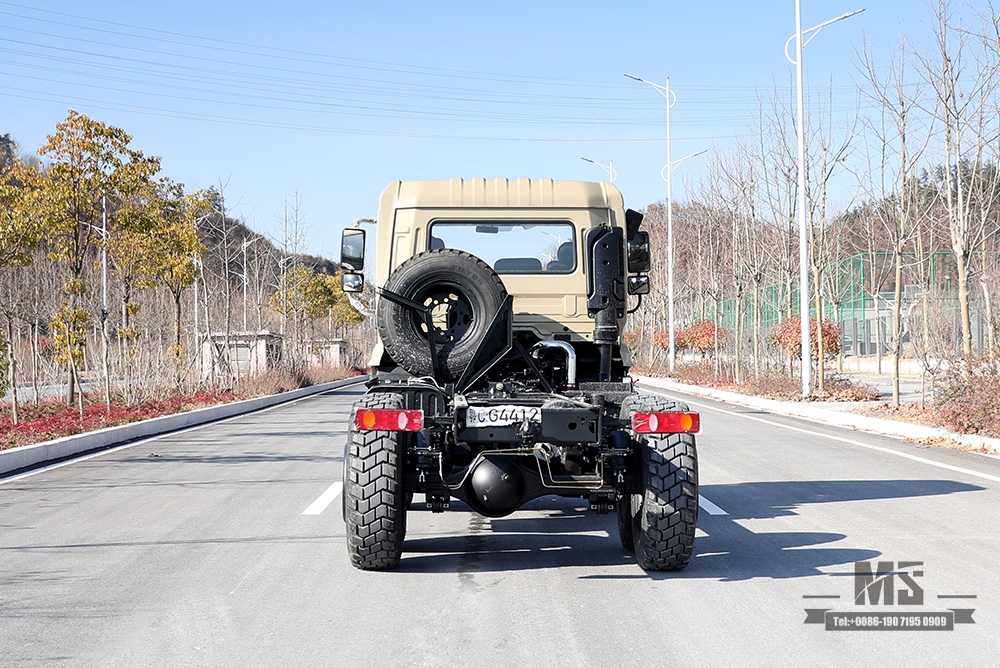 210hp Dongfeng แชสซีขับเคลื่อนหกล้อสำหรับ Sale_6 * 6 EQ2102 Flathead Head Truck Chassis Coversion ผู้ผลิต_Dongfeng 6 × 6 ส่งออกแชสซียานพาหนะพิเศษ