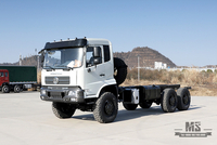 Dongfeng ไดรฟ์หกล้อแชสซี_6 * 6 YC6A260 แชสซีรถบรรทุกหัวแบนสำหรับ Sale_Dongfeng ส่งออกแชสซียานพาหนะพิเศษ