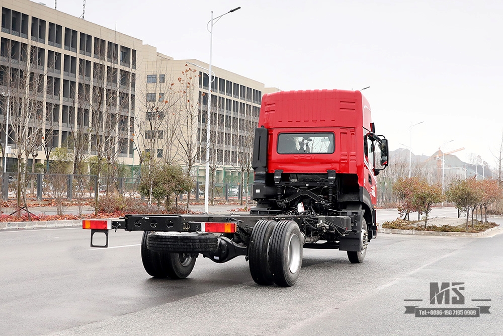 Dongfeng 4 * 2 290 hp แชสซีรถบรรทุกออฟโรด_4 × 2 หัวแบนหลังคาสูงสองห้องนอน Cab ผู้ผลิตการแปลงแชสซีรถบรรทุกสินค้า _ ส่งออกแชสซีวัตถุประสงค์พิเศษ