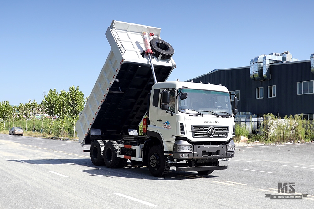 Dongfeng 6*4 280hp รถดั๊มพ์ Off Road Tipper Truck_Dongfeng 6x4 Heavy Duty Flathead Row Half Mining Construction Truck_Export ยานพาหนะพิเศษ