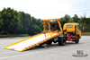 Dongfeng 4*2 Wrecker พร้อม 3 ตัน Semi-floor Clearing Plate Dongfeng Road Rescue Clearance Vehicle ส่งออกรถบรรทุกพ่วงพิเศษ