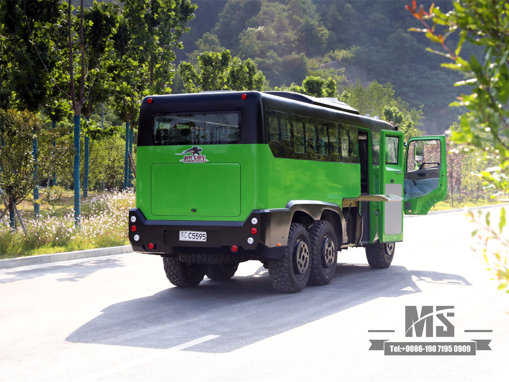 Dongfeng 6x6 รถบัสออฟโรด | Cummins 260hp | เกรดปีนเขา 60% - ดีที่สุดสำหรับการขุดการดับเพลิงและการสำรวจปิโตรเลียม