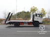 Dongfeng Semi-Cab รถขุดรถขนส่ง รถขุดลากบอร์ดเครื่องจักรเบ็ดรถบรรทุก Flatbed รถเทรลเลอร์แบบไฮดรอลิกบันไดรถเทรลเลอร์ 
