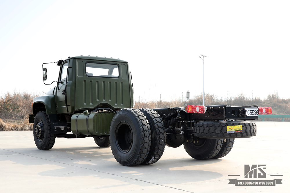 Dongfeng 4*2 Off Road Chassis_210 hp Tip Head Single Row Cargo Truck Chassis for sale_Dongfeng ส่งออกแชสซียานพาหนะพิเศษ