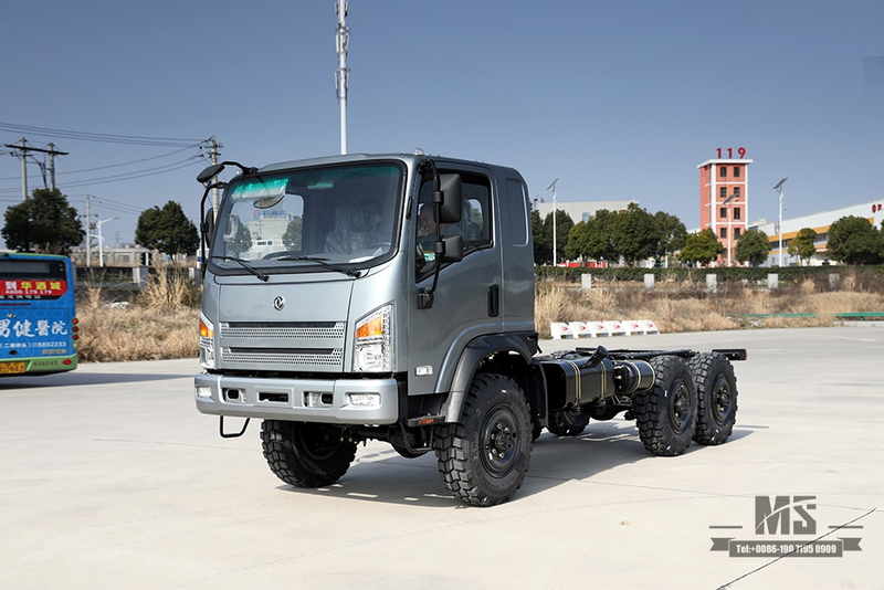 Dongfeng EQ2082 แชสซี 6*6 รถบรรทุก Flathead แชสซี Modification_ 6WD แชสซี 'Bobcat' หกล้อไดรฟ์แชสซี Configuration_Export พิเศษยานพาหนะแชสซีผู้ผลิต