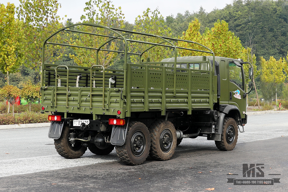 Flathead EQ240 Dongfeng 6WD Off-road Truck_EQ2082 Diesel Cargo Truck Factory_Dongfeng 6x6 All-Wheel Drive Civilian Off-road Truck for Sale_ส่งออกรถพิเศษ