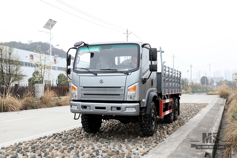 การกำหนดค่ารถบรรทุก AWD ขับเคลื่อนหกล้อ Dongfeng Silver_6 × 6 190HP ผู้ผลิตรถบรรทุกขนาดเล็กออฟโรดหัวแบน _6 * 6 ส่งออกใบเสนอราคายานพาหนะพิเศษ