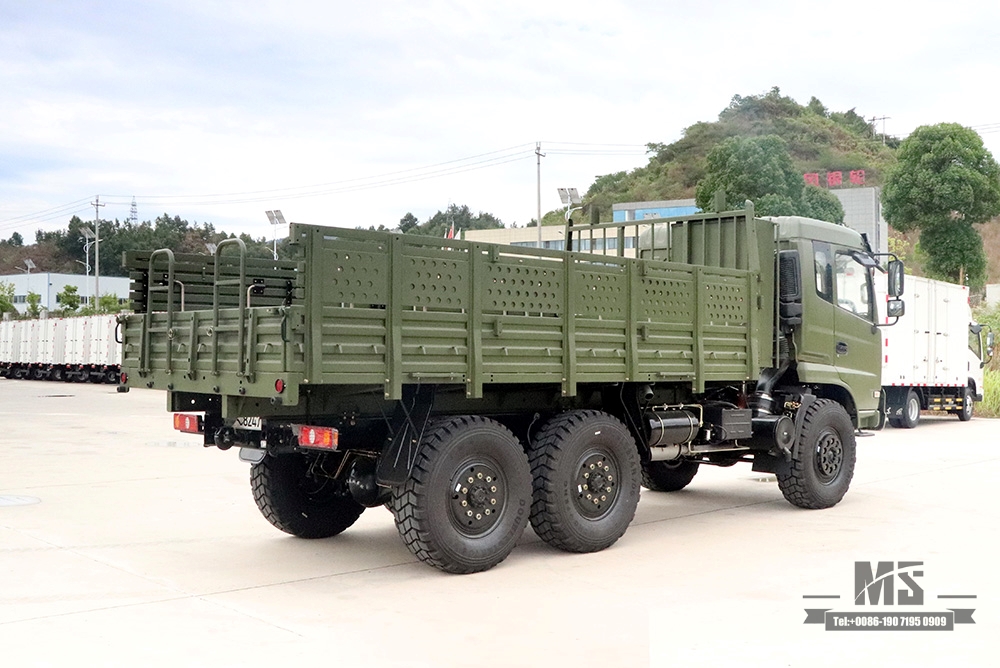 6×6 Dongfeng EQ2102 รถบรรทุกออฟโรด_รถขับเคลื่อนหกล้อรถบรรทุกสินค้าหัวแบน 6WD 246 Troop Carrier Off Road Transport Truck_Export Special Vehicle