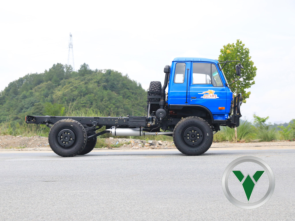 Dongfeng EQ2070 4x4 รถบรรทุกรถบรรทุก | 190hp 4 × 4double Row Cab (EQ246) เพื่อวัตถุประสงค์และการส่งออกพิเศษ