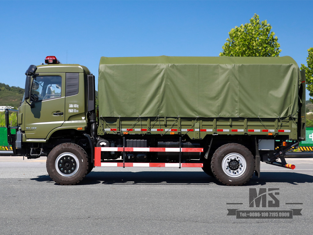 Dongfeng 4WD Off-Road Troop Carrier DFH2140B National Six Engine สี่เมตรแปดกล่องเก็บสินค้าออฟโรด 