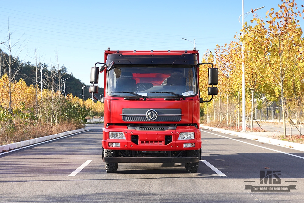 210hp Dongfeng 4*2 Tipper Truck_ Flat Head Row Half Dump Truck Off Road Transport Truck_Export รถพิเศษ