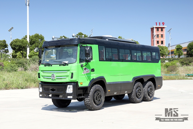 Dongfeng Six Wheel Drive Off-road Bus_6 * 6 All-drive 260hp County Bus 25-seat Bus_Modified Bus ส่งออกยานพาหนะพิเศษ