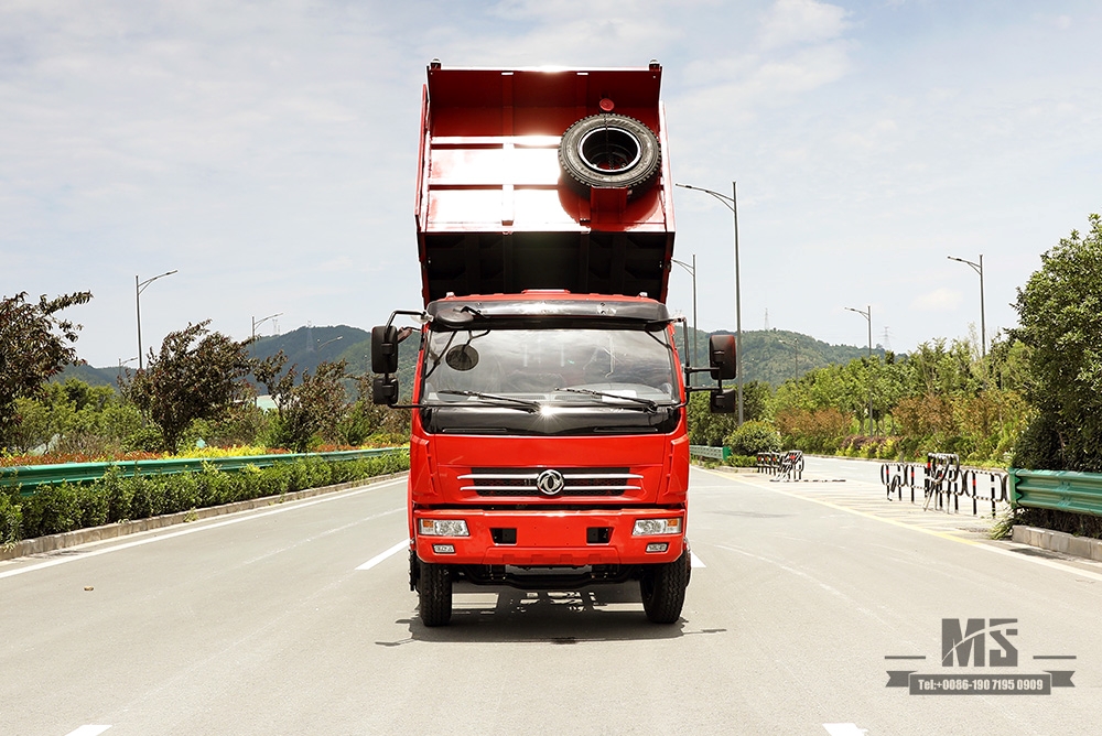 Dongfeng 4 × 2 160HP รถดั๊มพ์ขนาดเล็กรถบรรทุก_รถบรรทุกขนาดเล็ก / ซ้าย / ขวา 5T รถบรรทุกขนาดเล็กแถวเดียว_ส่งออกผู้ผลิตการแปลงรถบรรทุกพิเศษ