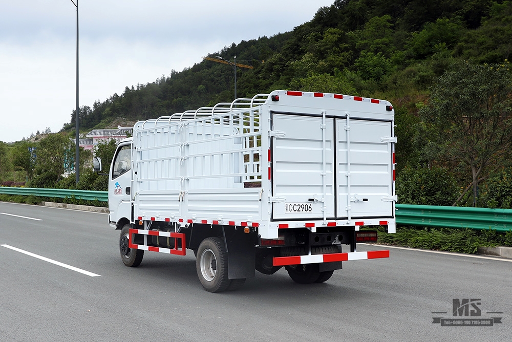 Dongfeng 4*4 รถบรรทุกขนาดเล็กรถบรรทุกขนส่งตะแกรง _Dongfeng ขับเคลื่อนสี่ล้อเดี่ยวแถว Cab คลังสินค้า Truck_Box Stake Truck สำหรับขาย_ส่งออกรถบรรทุกพิเศษ