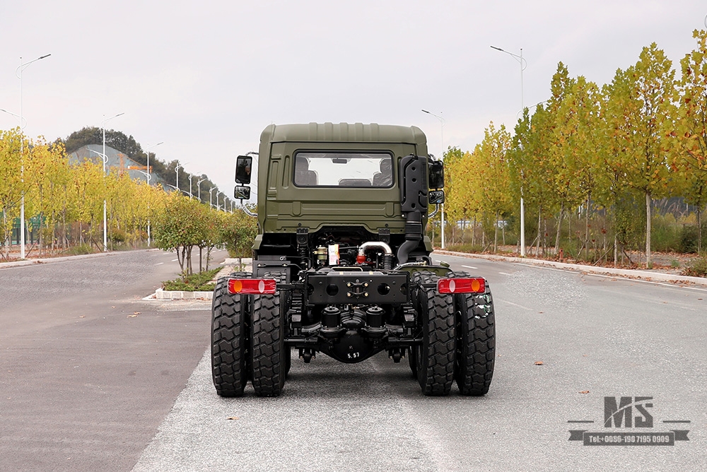 210hp Dongfeng 6*4 แชสซีรถบรรทุกออฟโรด _Dongfeng 6x4 แชสซีรถบรรทุกออฟโรด _Flathead แชสซียานพาหนะพิเศษส่งออกหนึ่งและครึ่ง