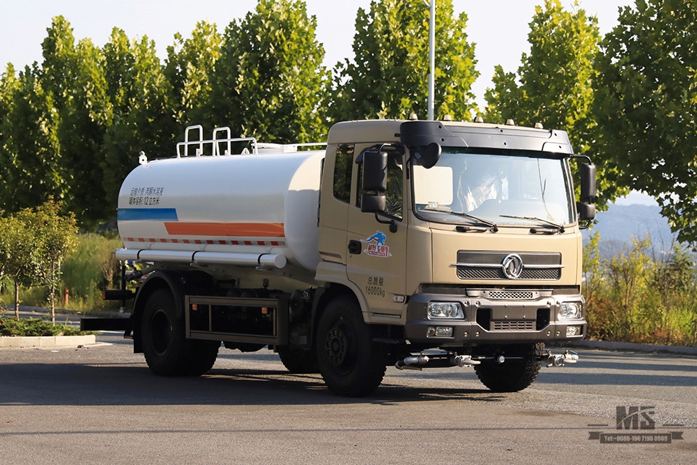 4*2 Dongfeng 12m³ รถบรรทุกสปริงเกลอร์ _Dongfeng 210 HP Flat Head Water Sprinkler Truck_Dongfeng Greening Water Tanker Truck Commercial Vehicle _Export Special Truck