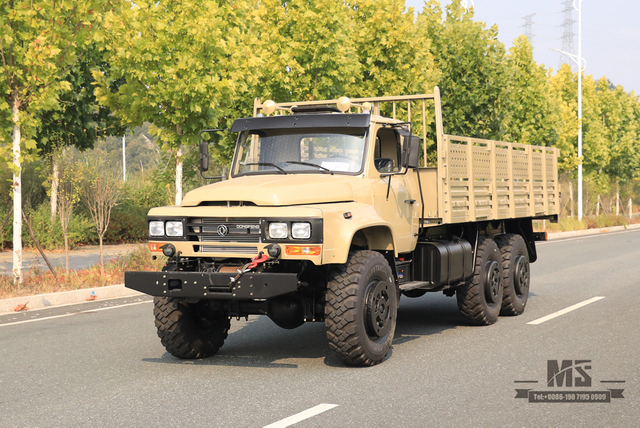 190hp Dongfeng 6×6 EQ2100 Truck_6*6 รถบรรทุกหัวแหลม ขับเคลื่อนหกล้อ Off Road Truck_Export Special Vehicle