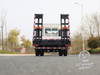 Dongfeng Semi-Cab รถขุดรถขนส่ง รถขุดลากบอร์ดเครื่องจักรเบ็ดรถบรรทุก Flatbed รถเทรลเลอร์แบบไฮดรอลิกบันไดรถเทรลเลอร์ 