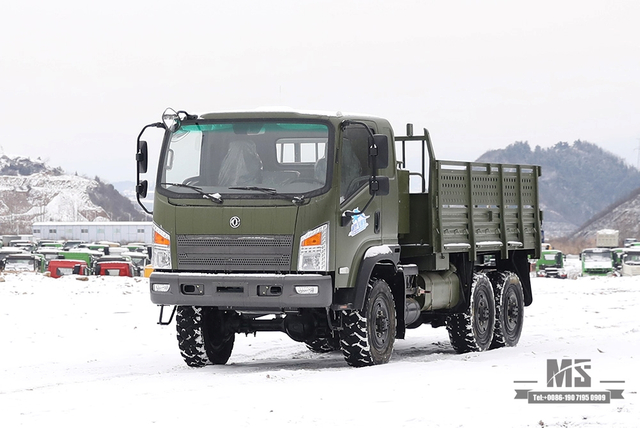 Dongfeng รถหกล้อ EQ2082 Truck_All-Wheel Drive EQ2082 Cargo Truck_6x6 Dongfeng EQ240 Flathead Off-road Truck for Sale_6WD ส่งออกโรงงานผู้ผลิตรถยนต์พิเศษ