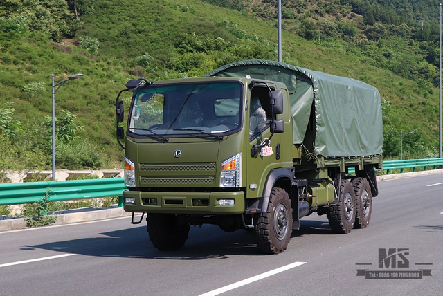 Flathead Dongfeng EQ240 6WD Off-road Truck_All-Wheel Drive EQ2082 Diesel Cargo Truck For Sale_Dongfeng 6x6 Civilian Off-road Truck for Sale_Export รถพิเศษ