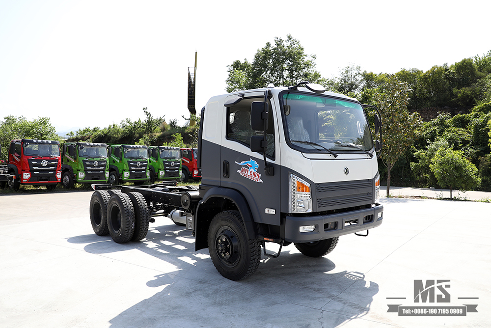 5T 6WD รถบรรทุกขนาดเล็กแชสซี_6*6 260hp ดีเซล Off-road รถบรรทุกแชสซี_ 'Bobcat' Dongfeng หกล้อไดรฟ์รถบรรทุกแชสซีสำหรับ Sale_Export ยานพาหนะวัตถุประสงค์พิเศษ