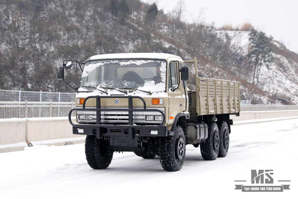 6×6 EQ2102 Dongfeng Off Road Truck_ ขับเคลื่อนหกล้อหนึ่งและครึ่ง 153 Cab Transport Truck_Dongfeng AWD ส่งออกยานพาหนะวัตถุประสงค์พิเศษ