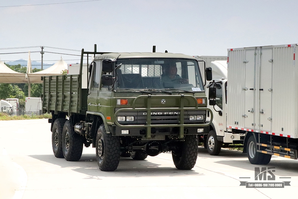 Dongfeng Six Wheel Drive EQ2102 Off Road Truck_6×6 Army Green 3.6T Double Row 153 Cab Cargo Truck รถบรรทุกสำหรับขาย_ส่งออกยานพาหนะพิเศษ