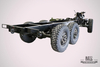 รถขับเคลื่อนหกล้อ Dongfeng EQ2100 Chassis_6 × 6 190hp Off Road Truck Chassis_All-wheel-Drive Export Special Type Ⅲ Chassis