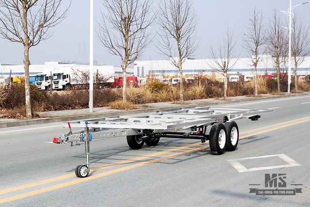 3T Dongfeng Trailer Chassis_Caravan แชสซีรถพ่วงสำหรับขาย ผู้ผลิตแชสซี โรงงานส่งออกแชสซีรถพ่วงพิเศษ