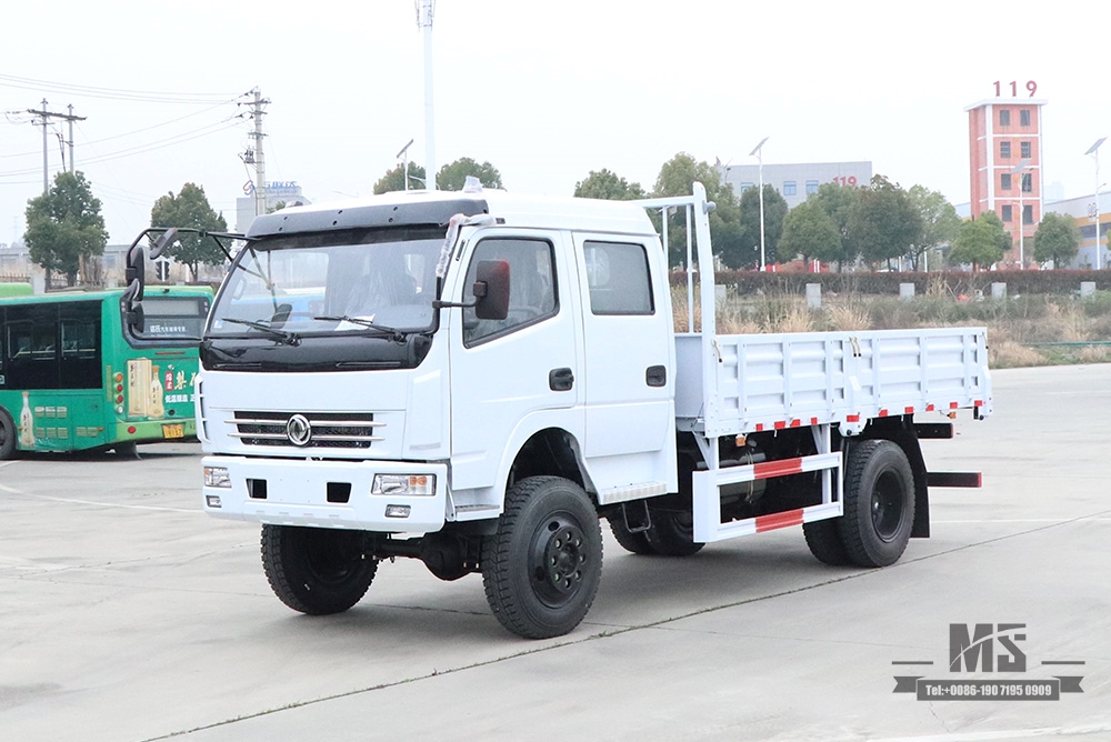 Dongfeng รถขับเคลื่อนสี่ล้อรถบรรทุกขนาดเล็ก_รถบรรทุกขนาดเล็กที่กำหนดเองสองแถว Cab 4*4 รถออฟโรด_รถบรรทุก Dongfeng สำหรับขายยานพาหนะพิเศษส่งออก