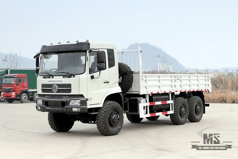 รถบรรทุก Dongfeng ขับเคลื่อนหกล้อขนาด 260 แรงม้าสำหรับขาย_6 * 6 Flathead Head Cargo Truck Chassis Coversion ผู้ผลิต_Dongfeng ส่งออกยานพาหนะพิเศษ