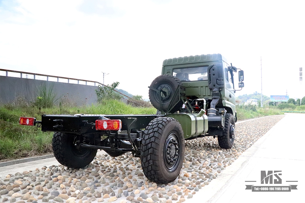 4*4 Dongfeng Off-road รถบรรทุกแชสซี_ขับเคลื่อนสี่ล้อหนึ่งและครึ่งแถว Cab Cargo Truck CHASSIS_4WD รถบรรทุกส่งออกวัตถุประสงค์พิเศษแชสซี