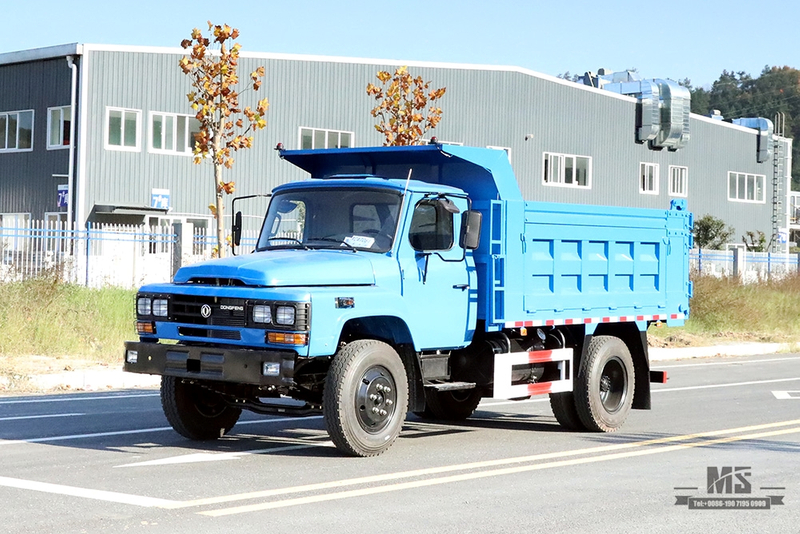 Dongfeng 4*2 รถดัมพ์รถบรรทุกขนาดเล็กรถบรรทุกออฟโรด_116 HP Single Row Pointed Head Dongfeng EQ3092 Small Tipper Truck_Export Special Vehicle