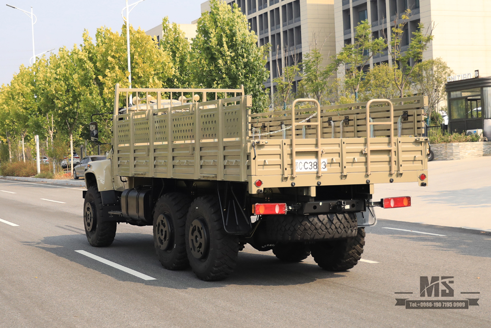 190hp Dongfeng 6×6 EQ2100 Truck_6*6 รถบรรทุกหัวแหลม ขับเคลื่อนหกล้อ Off Road Truck_Export Special Vehicle