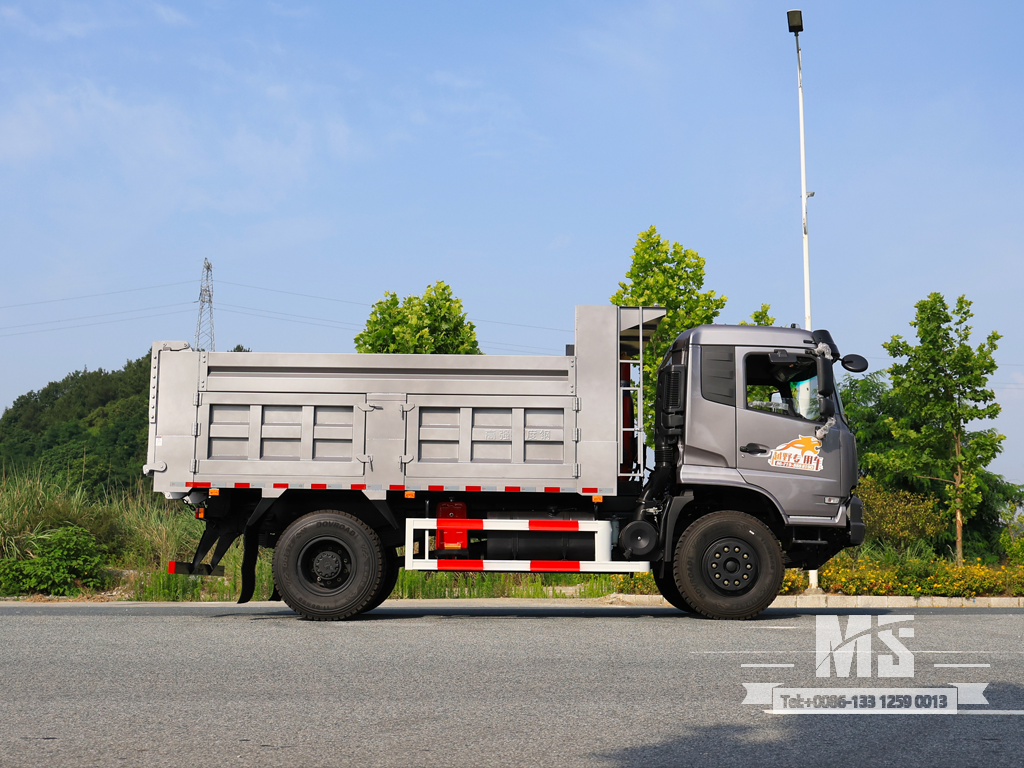 Dongfeng 18 Ton Flathead Half Row Dump Truck (270 แรงม้า) | ยานพาหนะวัตถุประสงค์พิเศษเพื่อการส่งออก