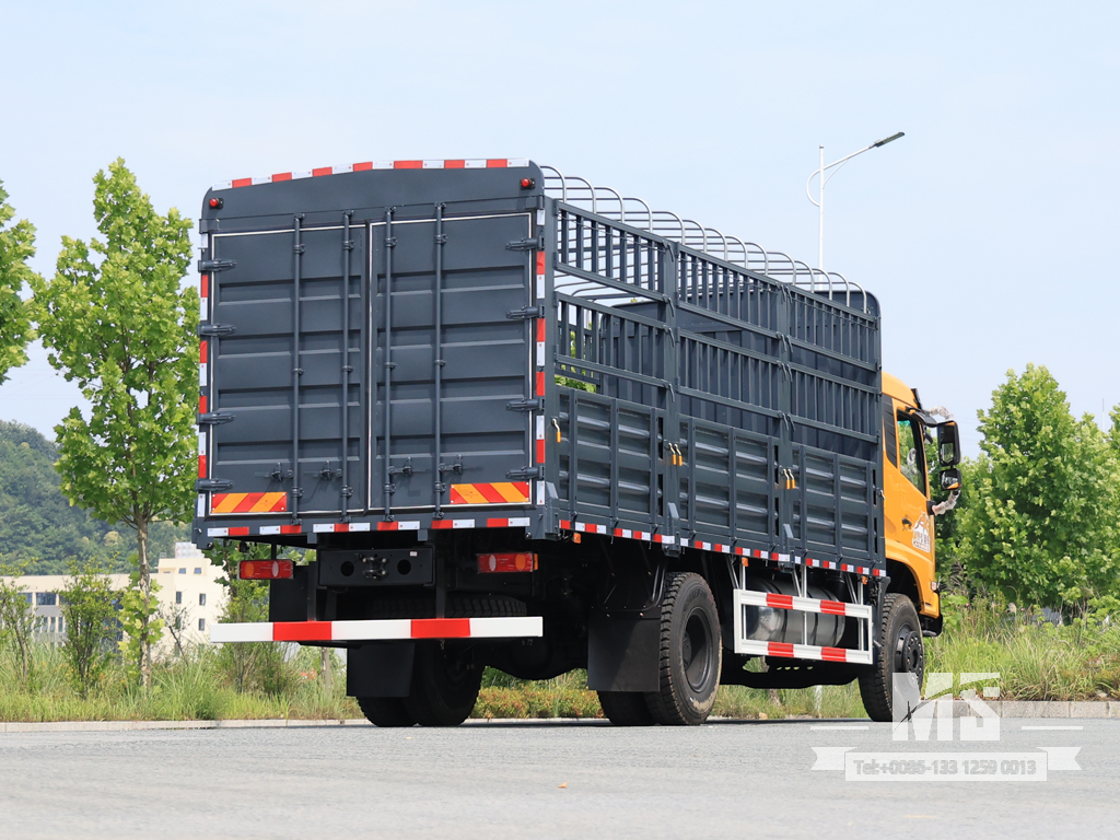 Dongfeng 19 Ton Flat Semi Cab Box-Type รถดัมพ์ (260 HP) | รถบรรทุกส่งออกพิเศษ 