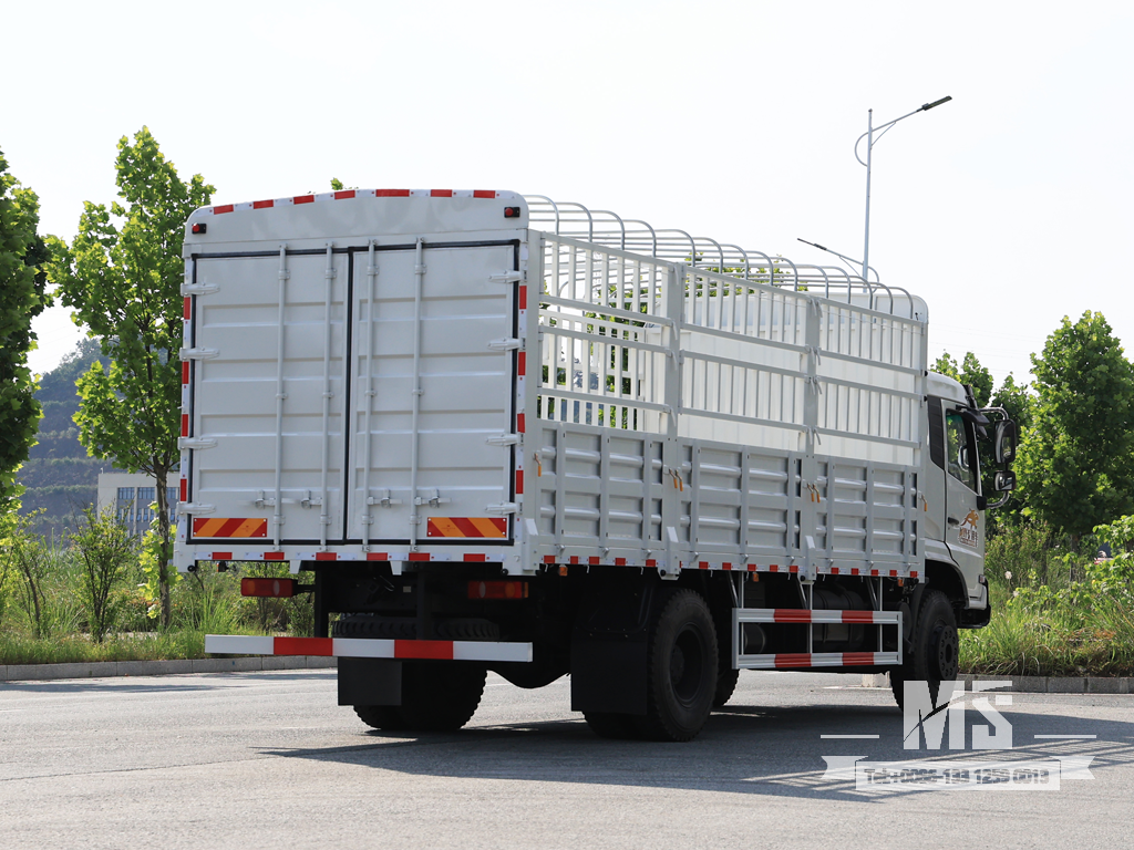 Dongfeng 21 Ton Flat Semi Cab Box-Type Transport CaogoTruck (210 HP) | รถบรรทุกส่งออกพิเศษ 