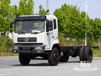 Dongfeng 4 × 2 Chassis_4 * 2 210hp รุ่นขยายแชสซีจมูกแบนสำหรับขาย _ แชสซีรถบรรทุกส่งออกพิเศษ 