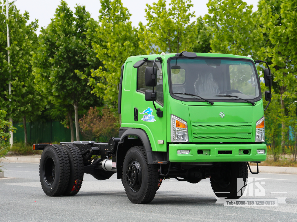 Dongfeng 4 × 4 Chassis_4 * 4 170hp รถบรรทุกหัวแบนแชสซีขับเคลื่อนสี่ล้อสำหรับขาย _ แชสซีรถบรรทุกส่งออกพิเศษ 