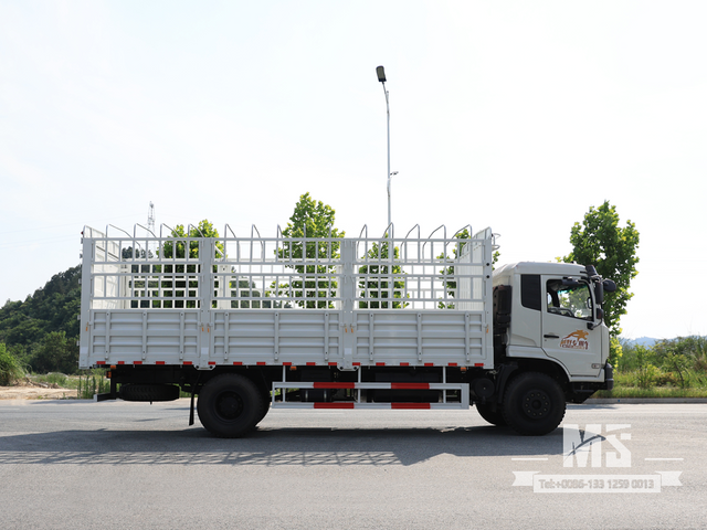 Dongfeng 21 Ton Flat Semi Cab Box-Type Transport CaogoTruck (210 HP) | รถบรรทุกส่งออกพิเศษ 